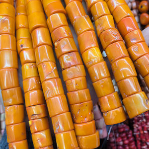 Perles en pierre semi-précieuse corail noir, forme colonne irrégulière, 15 mm, pour la fabrication de bijoux, modèle <span class=keywords><strong>JADEAR</strong></span> 240410 - Product Image 4