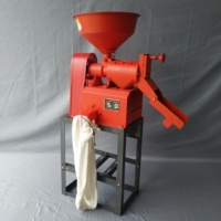 Ensemble d'équipements de moulin à riz commercial de petite taille, décortiqueuse de riz, machine à éplucher, à moudre et à broyer le riz, moteur à essence ou diesel disponible