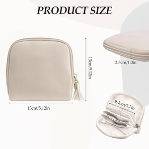 オーガナイザー トラベルバッグ ジュエリー収納ポーチ ポータブル メイクアップ コインバッグ、指輪、イヤリング、ネックレス用の多機能オーガナイザー - Product Image 2