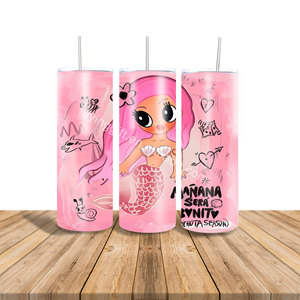 Vaso Karol G Bichota Season, sublimación personalizada, vaso de 20oz con tapa y pajita - Product Image 5