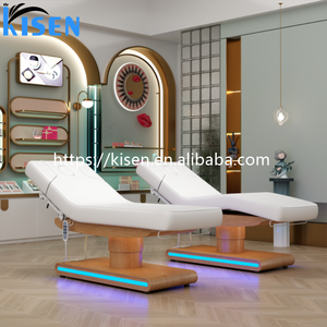 KISEN Silla Eléctrica Moderna para Spa, Salón de Belleza, Clínica, Camilla de Masaje, Silla de Podología con 3 o 4 Motores, Blanca - Product Image 3