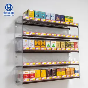 Shelf Pusher Aluminum display racks assemble type cigarette pusher tobacco shelf