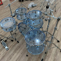Vente en gros d'instruments de musique, batterie acrylique professionnelle