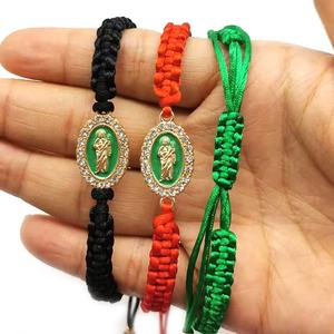 Le père Religion jésus Christ alliage comme cadeaux ou Point de prière Bracelet de Saint Jude tissé à la main porté par les hommes et les femmes - Product Image 5