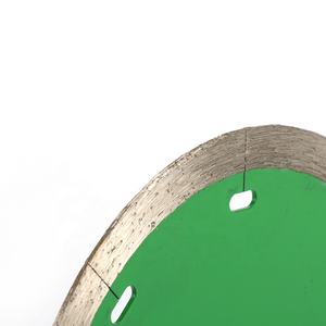 Yaofeng alat gergaji bundar 4 3/<span class=keywords><strong>8</strong></span> inci, pisau pemotong basah berlian kontinu 110mm untuk ubin marmer beton - Product Image 3