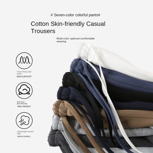 <span class=keywords><strong>Pantalones</strong></span> deportivos de algodón transpirable para hombre con logotipo personalizado, <span class=keywords><strong>pantalones</strong></span> informales de baloncesto para senderismo, gimnasio, correr, <span class=keywords><strong>pantalones</strong></span> de algodón para mujer - Product Image 2