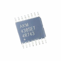 Circuit intégré de décodeur audio stéréo AK4385ET-E2 TSSOP16 24 bits 192 kHz avec interface I2S en stock