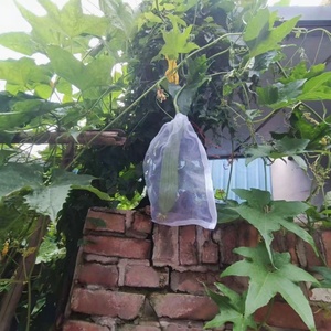 Sacs en filet PE réutilisables anti-insectes pour arbres fruitiers, protection agricole contre les oiseaux et les mouches des fruits, maille fine durable - Product Image 5