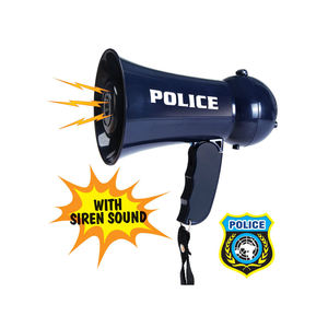 ยูนิเซ็กซ์เด็กโทรโข่งเล่นแบบใช้มือถือไมค์พลาสติกพร้อมเสียงไซเรนสำหรับเด็กชุดคอสตูมของเล่นของตำรวจ - Product Image 6