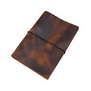 สมุดบันทึกการเดินทาง ปกหนังหรูหรา แบบเติมได้ พร้อมคุณสมบัติป้องกันและกันกลิ่น สไตล์วินเทจ NBC-0046 - Product Image 1