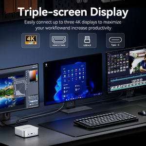 Mini PC SOAYAN 2026, <span class=keywords><strong>Intel</strong></span> Core I5-13420H, 16 Go DDR5 NVMe SSD, 3 écrans, WiFi 6, Windows 11 <span class=keywords><strong>Pro</strong></span> pour la maison et le bureau - Product Image 5