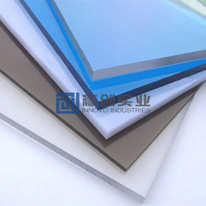 Onbreekbaar <span class=keywords><strong>Plastic</strong></span> Glasplaat Polycarbonaat Transparant Dakpaneel Pc Zwembad Dak - Product Image 1