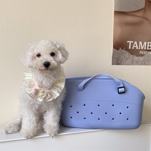 EVA Waterproof Large Capacity Eco-Friendly Pet <b>Carrier</b> <b>Bag</b> Fashion Single Shoulder <b>Cat</b> Tote <b>Bag</b> Removable Strap for Beach Travel - Product Image 3