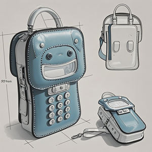 Custom Verschillende Display Telefoon Spel Televisie Radio Boek Ita Tas Tas Met Doorzichtige Pvc Raam Ita Tas Fabrikant - Product Image 1