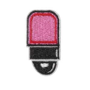Cute Embroidered Girl <strong>Pink</strong> Sunglass Lipstick Bag High-heeled Shoes Bikini Hello Patch for Jacket Bag <strong>Dress</strong> - Product Image 6