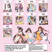 Colección de Tarjetas Goddess Story: Tarjetas de Chicas Hermosas con Diseños de Viento, Flor, Nieve, Luna y Arcoíris, Material de Papel, Hecho en China, Edad 14+