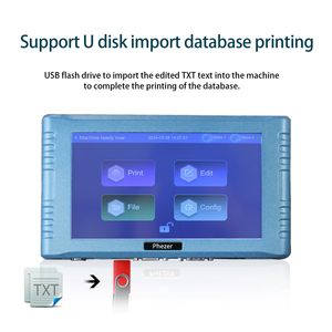 Impresora TIJ Máquina de impresión digital continua Impresora térmica de inyección de tinta Codificadores de fecha Compatible con impresora de datos variables para trabajo en línea - Product Image 3