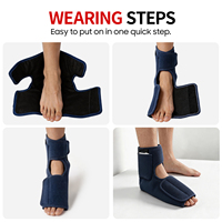 Bottes chauffantes pour chevilles, avec sangle réglable, chaleur USB pour soulager les articulations raides et douloureuses et la mauvaise circulation en hiver