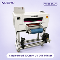 Impresora UV DTF Personalizada con Logotipo, Nueva, de 30 cm, para Manualidades en Madera, Caja de Regalo, Máquina de Transferencia de Adhesivos, Cabezal Único, Tinta de Bajo Olor, Aprobada por CE, 1 Año de Garantía