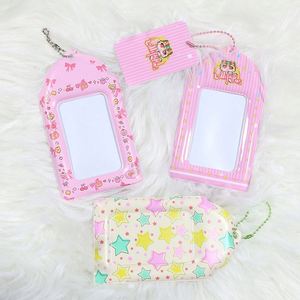 Porte-clés personnalisé en PVC transparent avec porte-cartes photo étoile de dessin animé, taille et couleur sur mesure - Product Image 3