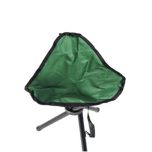 Outdoor <b>Fold</b> Modern Style Portable Tripod <b>Stool</b> Iron Chair for Garden Beach Picnic Gym Camping - Product Image 4
