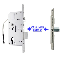 Corps de serrure intelligente à mortaise en acier inoxydable Broken Bridge, corps de serrure de porte à empreintes digitales, accessoires 70 mm sans clé pour portes antivol