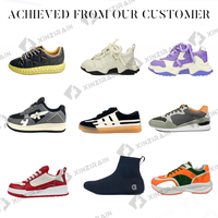 Chaussures de sport et de course personnalisables Xinzirain en cuir de mouton pleine fleur, respirantes, style Forrest Tabi pour femmes