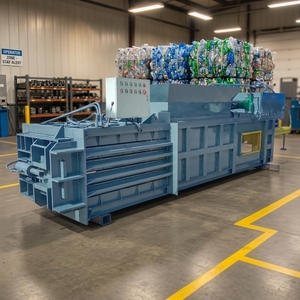 Presse hydraulique carrée automatique Longmiao à haute productivité avec garantie d'un an pour les cartons et le papier recyclés - Product Image 1