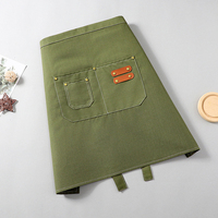 Tablier mi-long personnalisé avec logo pour salon de thé, cuisine et usage domestique – Nouveauté 2026 – Vêtements de travail personnalisés avec impression de logo pour femmes, restauration