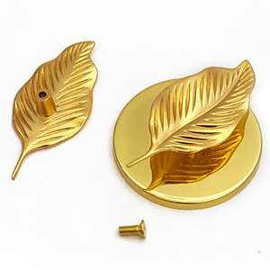 Custom Fragrance/Candle Jar Lid Metal Handle &amp; <strong>Knob</strong> Gold Leaf Alloy Handles for Drawer Toothpick Box Cabinet <strong>Door</strong> Home Decor - Product Image 5