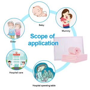 Hızlı kuru hızlı emilim hemşirelik ev yetişkin tek kullanımlık değişen tıbbi altında ped inkontinans pedleri hijyen ürünleri - Product Image 5