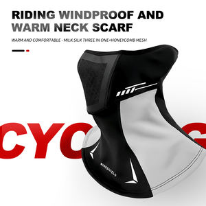 ที่คลุมคอโพลีเอสเตอร์สำหรับกีฬาฤดูหนาวกันลมกันน้ำอุปกรณ์ป้องกันสำหรับกิจกรรมกลางแจ้งขี่จักรยานออกแบบโลโก้ได้ตามต้องการ - Product Image 2