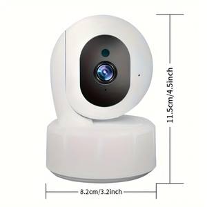 Kamera keamanan jaringan dalam ruangan 1080p, kamera keamanan mini HD penuh wifi untuk Kamera CCTV PTZ rumah/Hewan Peliharaan - Product Image 6