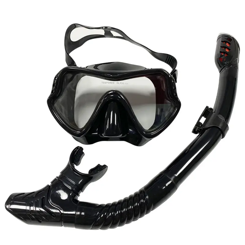 スキューバダイビングゴーグルマスク呼吸管耐衝撃性防曇水中スイミンググラスバンドシュノーケリングセット