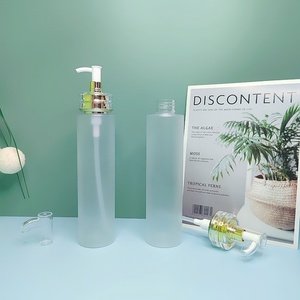 High Quality PET <b>Plastic</b> Custom Color Frosted Packaging <b>Empty</b> Shampoo Pump <b>Bottles</b> 250ml 300ml 400 ml Lotion <b>Bottle</b> - Product Image 4