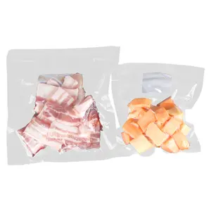 Food Grade Heat seal Transparent Nylon vacuum seal plastic bag for food