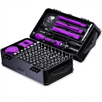 Jeu de tournevis de précision 115 pièces avec embouts Torx |   Kit magnétique miniature en acier au chrome-vanadium pour outils de démontage iPhone MacBook