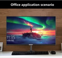 Weier 23.8" Inch LCD Monitor PC LED Flat Screen PC Desktop Monitor