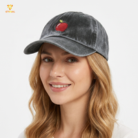 Gorra de Béisbol Bordada de Algodón Ajustable Unisex para Hombre y Mujer, Estilo Oxford, con Diseño de Puntos, Argyle, Leopardo, Vintage, Lavada