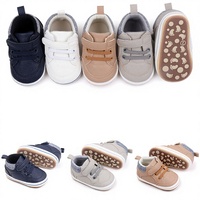 Chaussures pour bébé HZBC de 0 à 1 an, à semelle souple, couleur unie, pour le sport décontracté, imperméables, antidérapantes, résistantes à l'usure