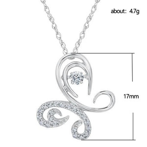 Collar con colgante de mariposa para mujer, collar elegante con dijes, joyería de moda, regalo para uso diario - Product Image 2