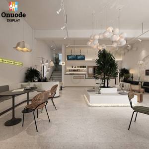 Quiosco de Café Moderno con Iluminación LED para Diseño de Cafeterías, Exhibición y Almacenamiento en Cafeterías y Bares - Product Image 3