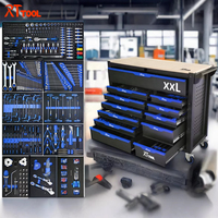 Coffret d'outils RT TOOL Mechanic 501 pièces, chariot à outils robuste en métal avec kit automobile