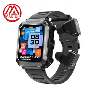 Maxtop स्मार्ट घड़ी Tws ईरफ़ोन Earbuds स्मार्ट घड़ी ईरफ़ोन Earbuds के साथ स्मार्ट घड़ी