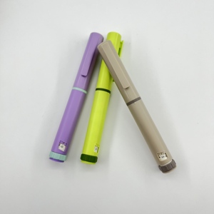 Reusable Plastic Injection <b>Pen</b> 3ml Candy Color Body Custom Logo Rubber Stopper Seal <b>Refillable</b> <b>Pen</b> Injector Skin Care Use - Product Image 3