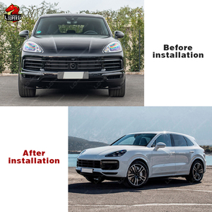 En <span class=keywords><strong>vente</strong></span> Mise à niveau vers Turbo Style Kit carrosserie pour <span class=keywords><strong>Porsche</strong></span> <span class=keywords><strong>Cayenne</strong></span> 9Y0 Kit carrosserie avec pare-chocs avant Pare-chocs arrière jupes latérales - Product Image 6