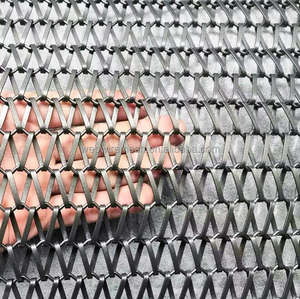 建築用カーテンウォールアルミ/ステンレス鋼製フレキシブルスパイラル織金網 - Product Image 1