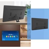 Écran LCD IPS HD de 32 pouces, écran publicitaire ultra fin, écran tactile LED à montage mural
