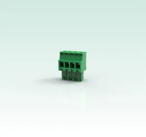 M2.0 Steel Zn Plated Screws Push In Din Rail Plastic Plug-In Terminal Block For Instrument And Meter