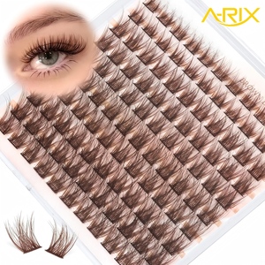 ชุดต่อขนตา A-RIX สีน้ำตาล วัสดุ PBT กันน้ำ ใช้ซ้ำได้ คุณภาพระดับมืออาชีพ 30 ช่อ พร้อมแผนผังการปรับความยาว - Product Image 2